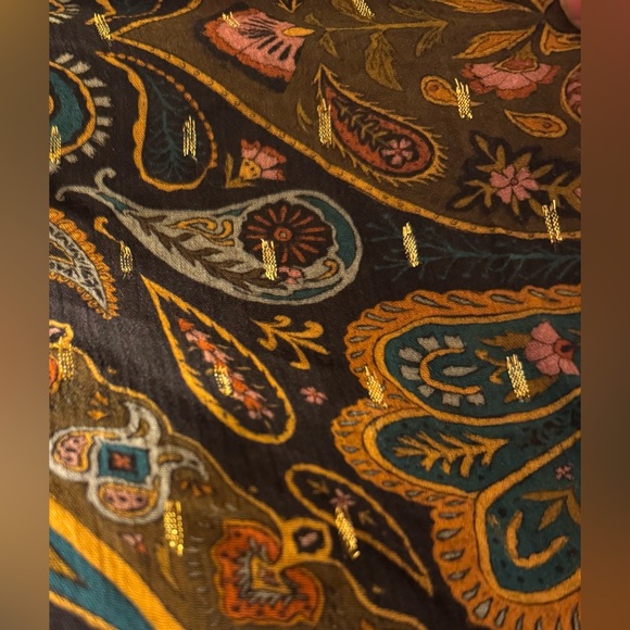 Zara Multicolor Paisley Print Dress - Picture 9 of 10